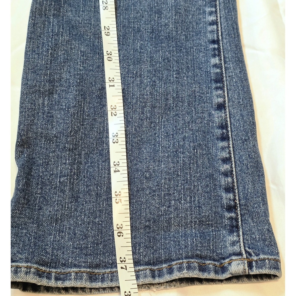 Frame Denim Women's Jeans Size 29 Blue Bixby High Rise Crop Mini Bootcut - Picture 13 of 13